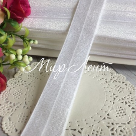 Бейка стрейчева, 2,5 см, білий, метр