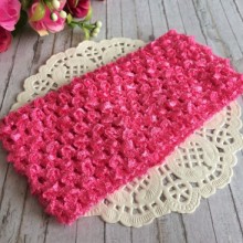 Ажурна пов'язка щільна 7 см, малинова, шт.