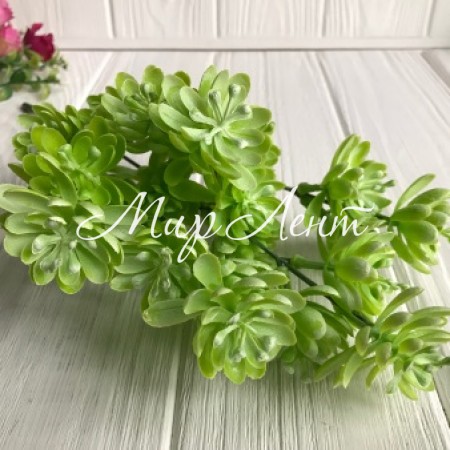 Ветка суккулента, 35 см, салатовый, 1 шт.
