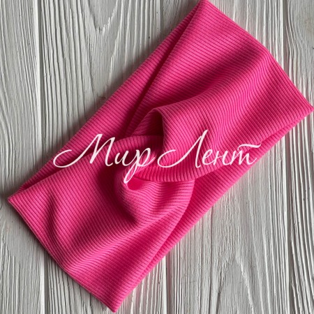 Повязка рубчик, 21х10 см, яскраво-малиновий, шт.