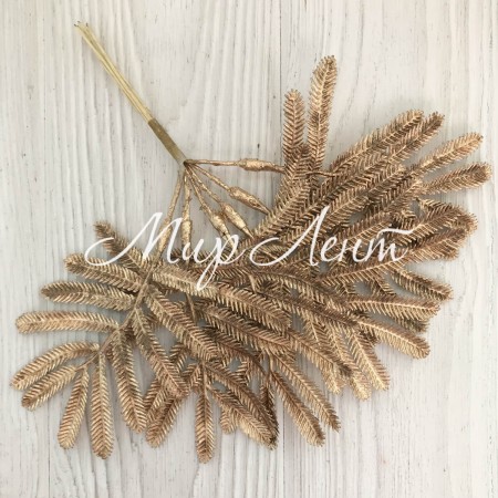 Добавка пальмова гілочка, 16 см, золото, шт.