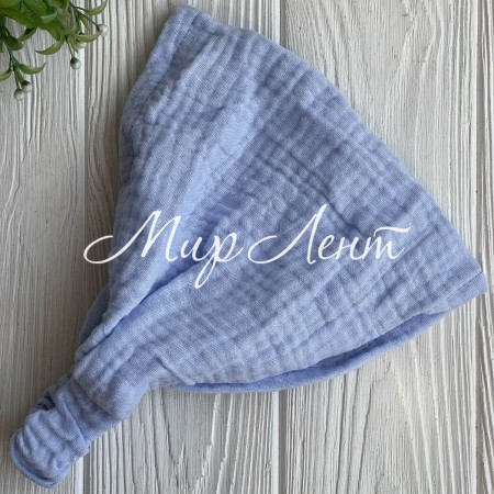 Муслинова бандана, 24х20 см, блакитна, шт.