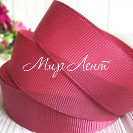 Репс 2,5 см, коралово-пудровий, метр