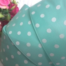 Репс 4 см горох, світлий тиффані, метр