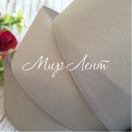 Репс 4 см, сірий, метр