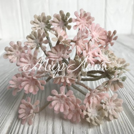 Гілочка вакса, 13 см, світло-рожевий, шт.