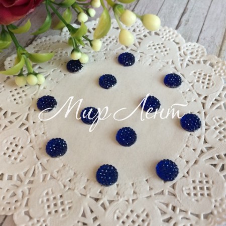 Намисто 8 мм, темно-синя, шт.