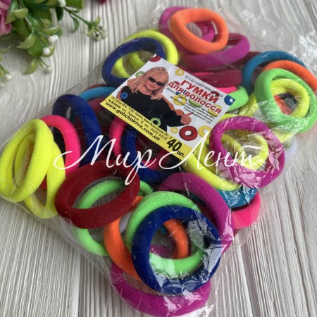 Гумка Калуш (велюрчик), 4 см, кольоровий мікс, упаковка 40 шт.