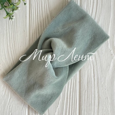 Повязка спорт велюр mini, 9х18 см, мятна, шт.