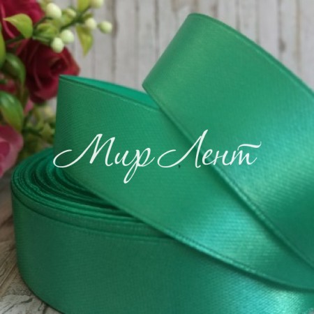 Атлас 2 см, морская волна, метр