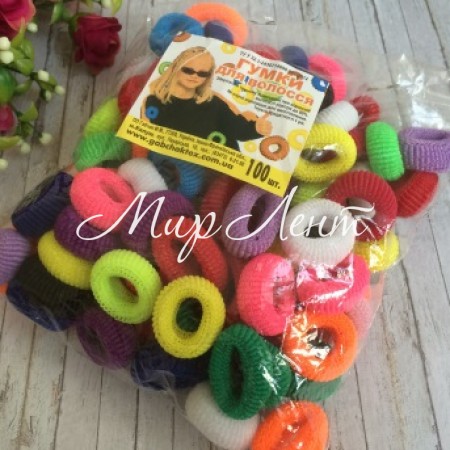 Гумка Калуш (маленька), 2 см, кольоровий мікс, упаковка 100 шт.