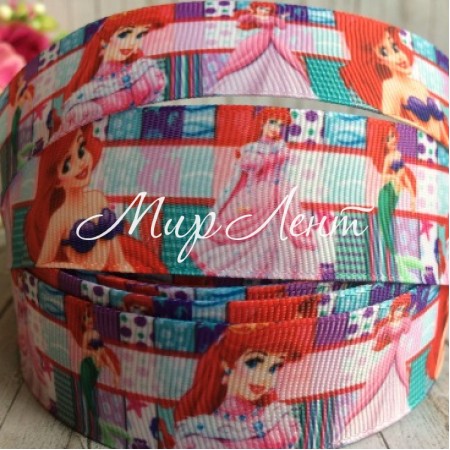 Репс 2,5 см, Русалочка, морська хвиля, 1 м