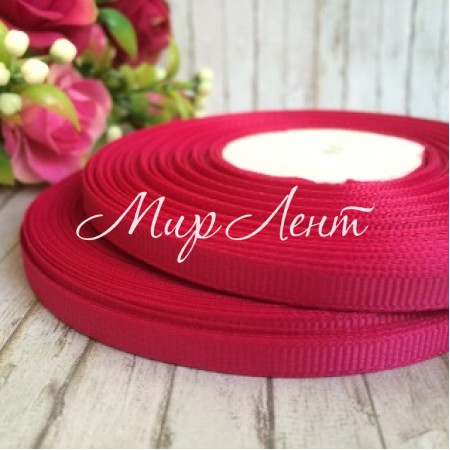 Репс 0,6 см, малиновий, рулон 23 м