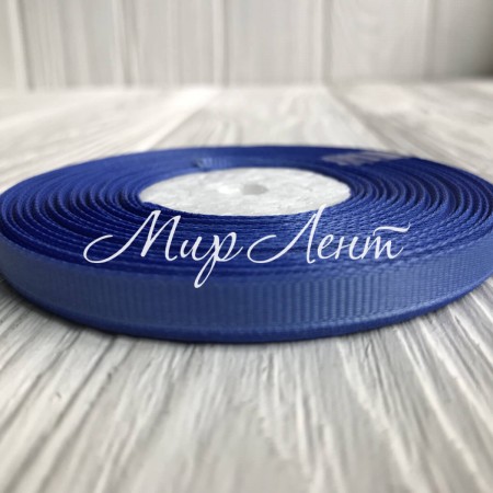 Репс 0,6 см, волошковий, рулон 23 м