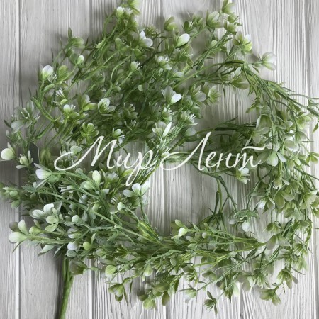 Гілка, що звисає з квітами, 84 см, білий, шт.