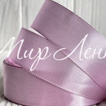 Атлас 2,5 см, світло-фіалковий, метр