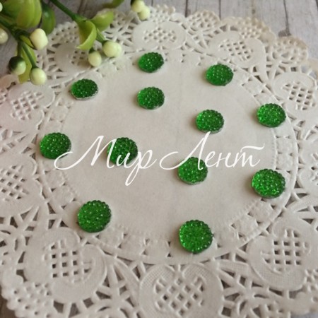 Намисто 8 мм, світло-зелена, шт.