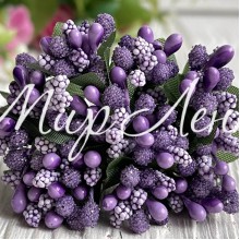 Гілочка з тичинками, фіолетова, пучок Гілочка з тичинками, фіолетова, пучок