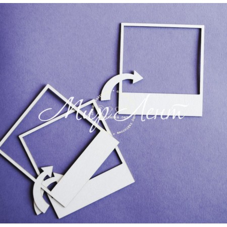 Чипборд Wycinanka - photo frames, pattern 6, 3 элементы