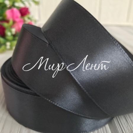 Атлас 2,5 см, графітовий, метр