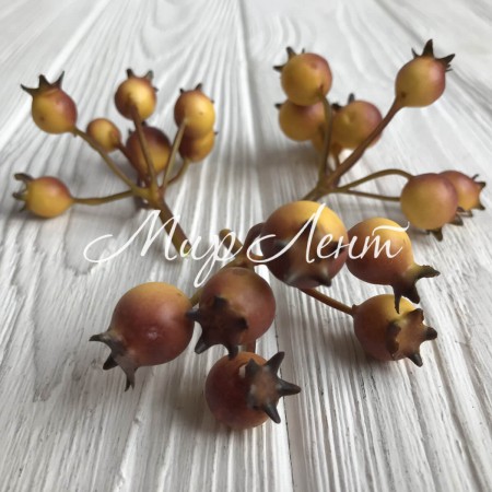 Шипшина, 12 мм, жовто-коричневий, шт.