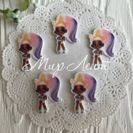 Кабошон Hairdorables, 3,5 см, з морозивом, шт.