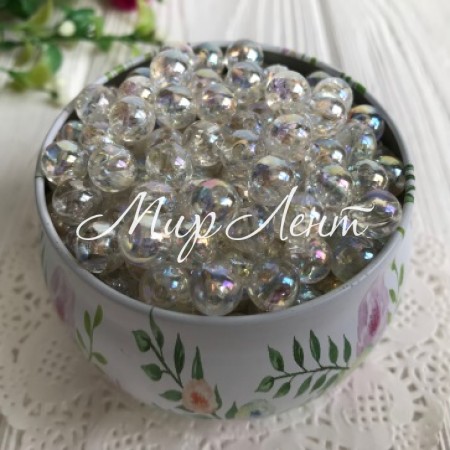 Жемчуг с переливом, 8 мм, молочный, шт.