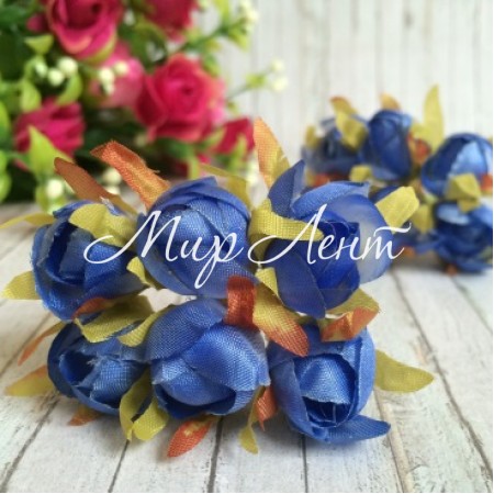 Тюльпан, 2 см, синій, пучок