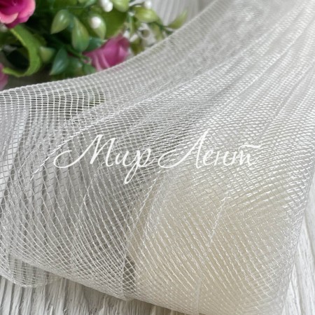 Регилін матовий, 4 см, молочний, метр