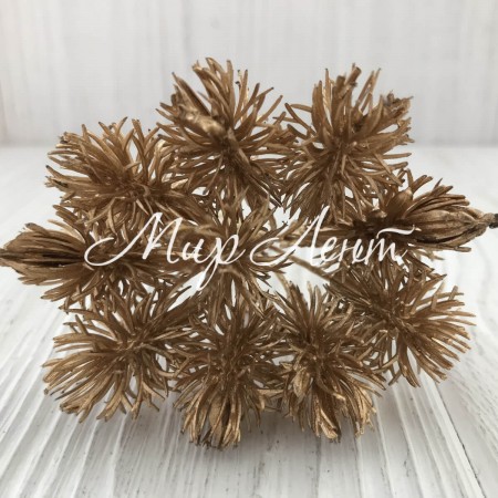 Добавка татарника, 10 см, золото, шт.