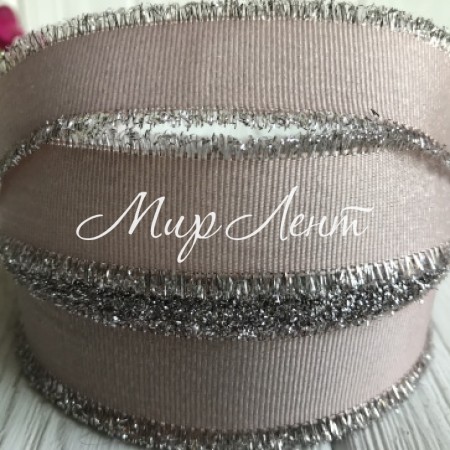 Репс бахрома, 2,5 см, кавовий, метр