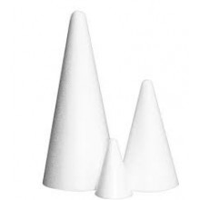 Пінопластовий конус, 20 см, шт.