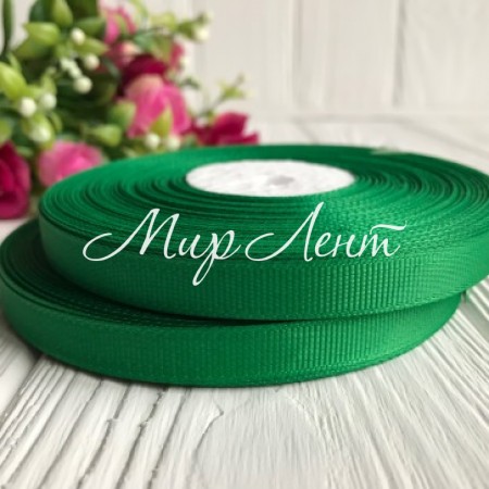 Репс 0,9 см, зелений, рулон 33 м