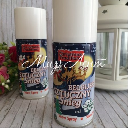 Сніг штучний (спрей), білий, 150мл, шт.