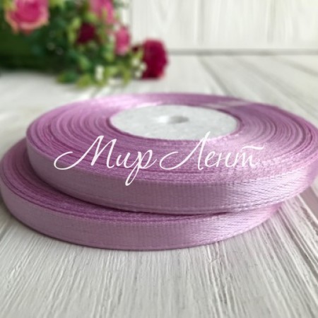 Атлас 0,6 см, фіалковий, рулон 33 м