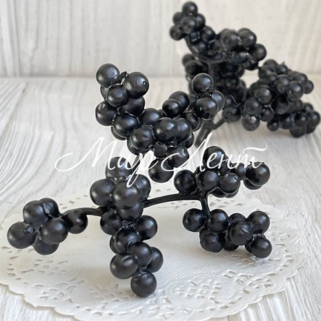 Гілочка горобини, 6х8 см, чорний, шт.