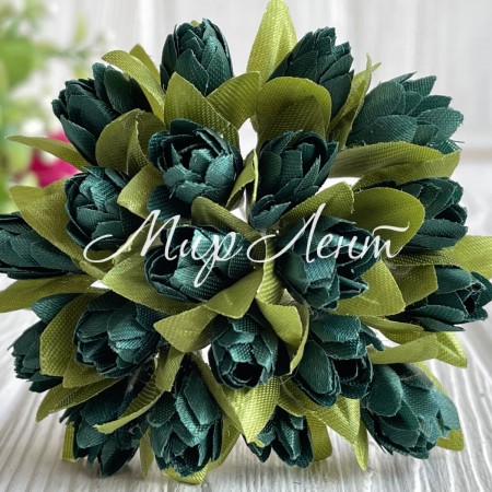 Пролісок, 2 см, смарагдовий, пучок з 20 квіточок