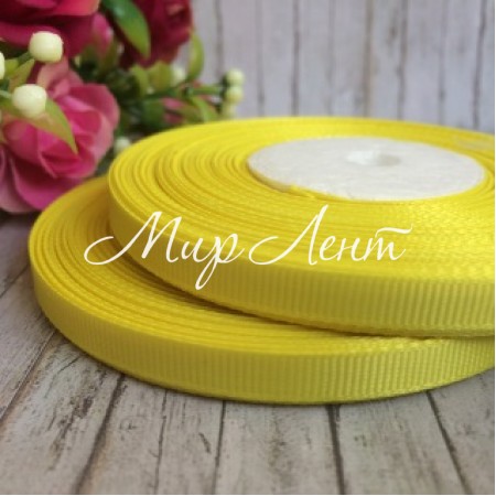 Репс 0,6 см, жовтий, рулон 23 м