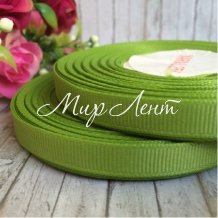 Репс 0,9 см, оливковый, рулон 23 м