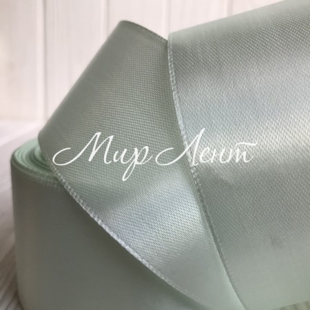 Атлас 5 см, фісташковий, рулон 33 м