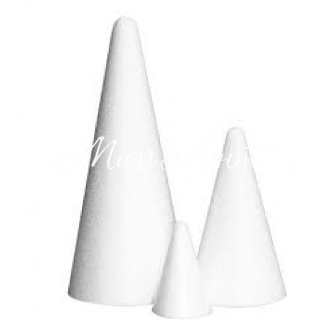 Пінопластовий конус, 20 см, шт.