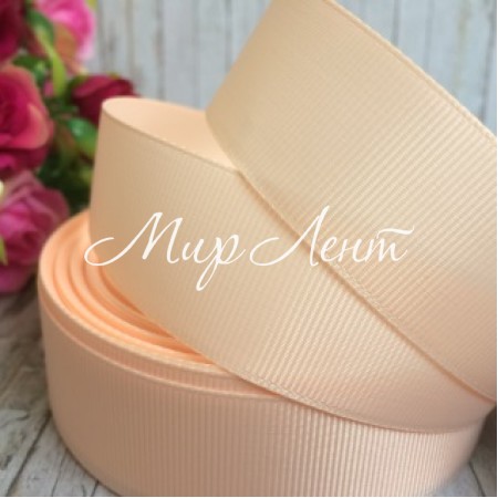 Репс 2 см, персиковий, метр