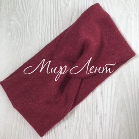 Повязка ангора, 10,5 см, бордовый, шт.