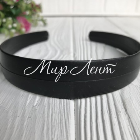 Заготовка для обруча, 3,1 см, чорна (без зубчиків), шт.