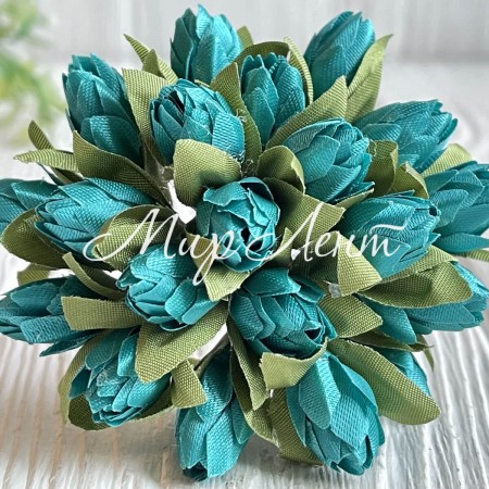 Пролісок, 2 см, морська хвиля, пучок з 20 квіточок