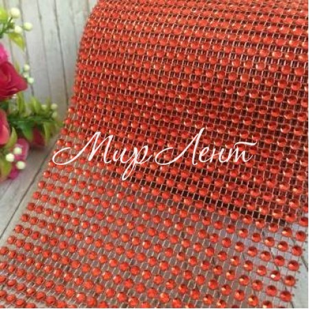 Шина, 11,5 см, червона (відрізок 25 см)