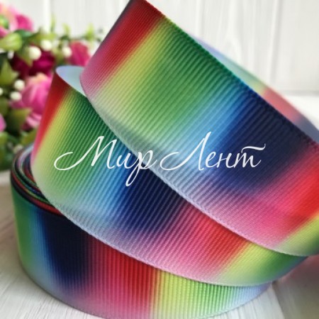 Репс абстракція, 2,5 см, трикутні штрихи