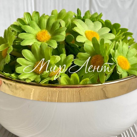 Бутон ромашки, 4 см, салатовий, шт.