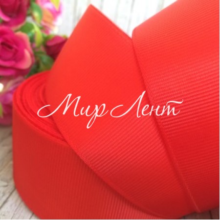 Репс 4 см, красный, метр