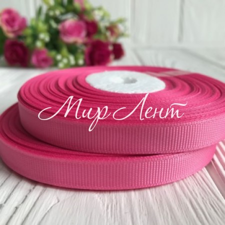 Репс 0,9 см, темно-розовый, рулон 23 м